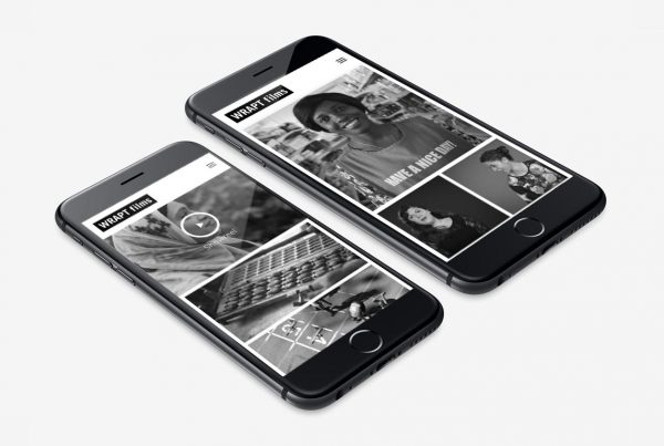production company website mobile