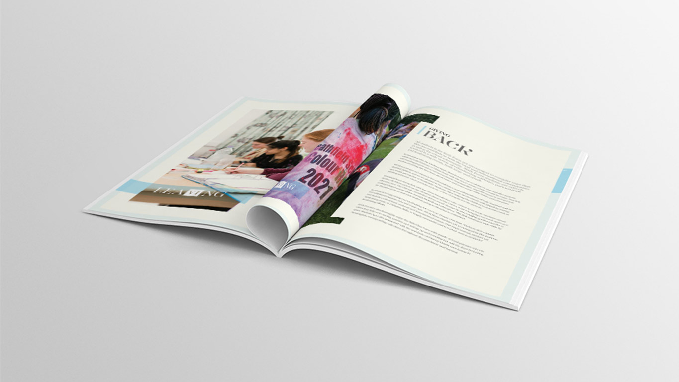 Sixth form magazine design